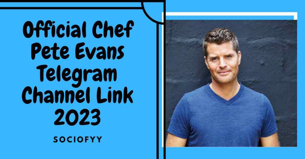 Chef Pete Evans telegram channel